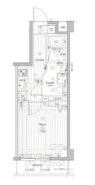 プレミアムキューブG北新宿 2階 間取り図