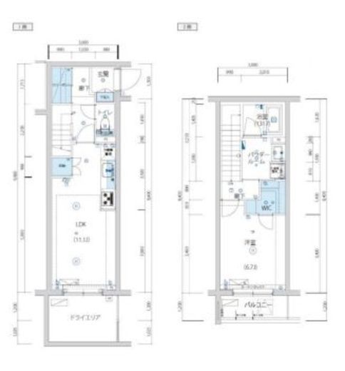 アルテシモブロス 1階 間取り図