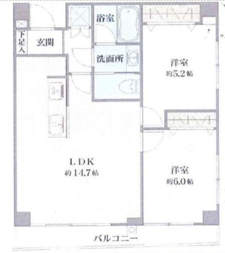 市ヶ谷外濠アーバンライフ 1階 間取り図