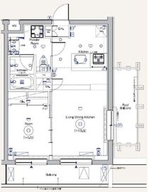 SYFORME TOGOSHI KOENⅡ (シーフォルム戸越公園2) 4階 間取り図
