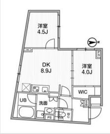 ALTERNA祐天寺 (オルタナ祐天寺) 101 間取り図