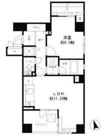 レジディア文京湯島 1002 間取り図