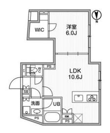 ALTERNA祐天寺 (オルタナ祐天寺) 203 間取り図