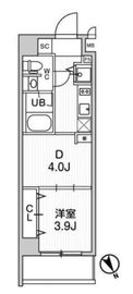 ステージファースト浅草橋Ⅳ 8階 間取り図