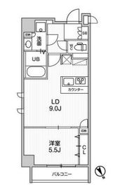 ALTERNA蔵前 (オルタナ蔵前) 1002 間取り図