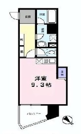 カームコート白金高輪 201 間取り図