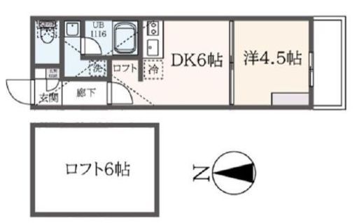 ブライト三軒茶屋 603 間取り図