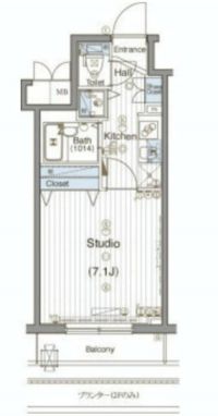 グランド・ガーラ神田 6階 間取り図