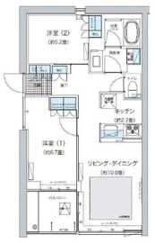 ガーデニエール砧ウエスト 515 間取り図