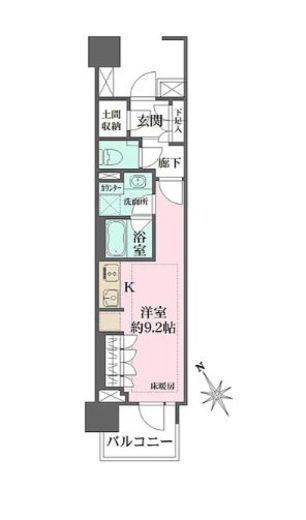 ザ・パークハウス赤羽フロント 5階 間取り図