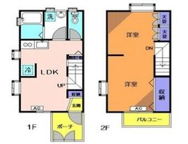 八雲ハウス 1F1 間取り図