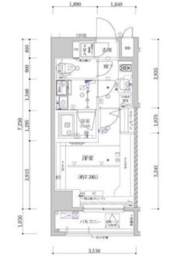アルテシモソロ 2階 間取り図