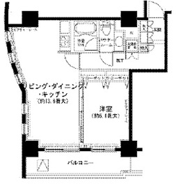 MG目黒駅前 1404 間取り図