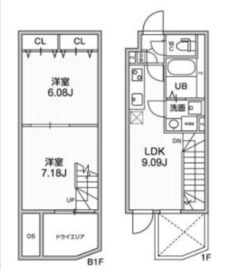 ALTERNA早稲田 (オルタナ早稲田) 105 間取り図