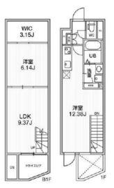 ALTERNA早稲田 (オルタナ早稲田) 106 間取り図