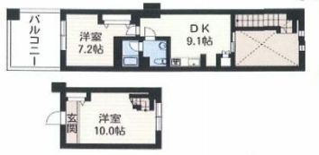 レジデンスシャルマン月島 841 間取り図