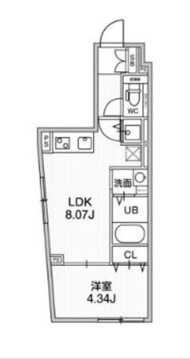 ALTERNA早稲田 (オルタナ早稲田) 208 間取り図