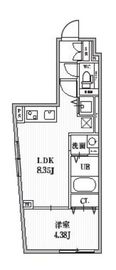ALTERNA早稲田 (オルタナ早稲田) 502 間取り図