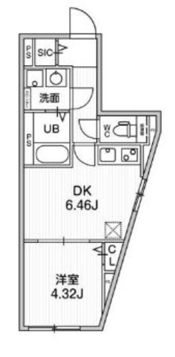 ALTERNA早稲田 (オルタナ早稲田) 301 間取り図