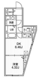ALTERNA早稲田 (オルタナ早稲田) 301 間取り図