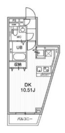 ALTERNA早稲田 (オルタナ早稲田) 501 間取り図