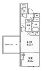 ALTERNA早稲田 (オルタナ早稲田) 402 間取り図