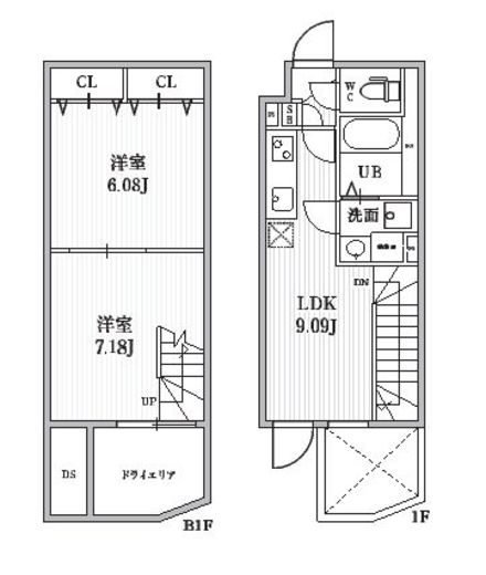 ALTERNA早稲田 (オルタナ早稲田) 104 間取り図