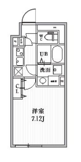 ALTERNA早稲田 (オルタナ早稲田) 304 間取り図