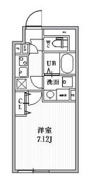ALTERNA早稲田 (オルタナ早稲田) 304 間取り図