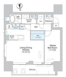 パークホームズ本郷三丁目 5階 間取り図