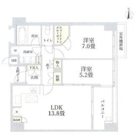 アルス桜新町一丁目 3階 間取り図