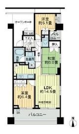 ブリリア成増アーバンテラス 4階 間取り図