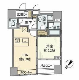 CONOE東日本橋駅前 5階 間取り図