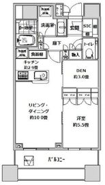 ブリリアタワーズ目黒 24階 間取り図