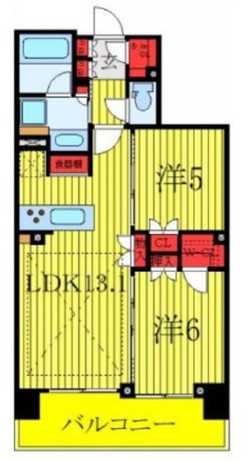 ルフォン南大塚ザ・レジデンス 10階 間取り図