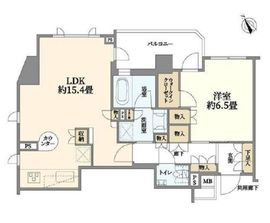 プレミスト不動前 2階 間取り図