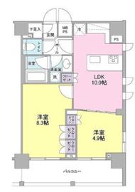 常盤レジデンシア荻窪 704 間取り図
