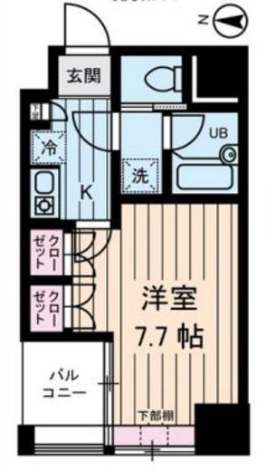 アムス馬喰町 9階 間取り図