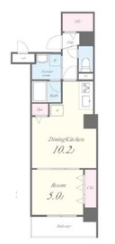 メゾンラグジュア 401 間取り図
