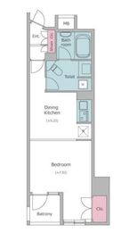 イトーピア池袋メトロポリタン 4階 間取り図