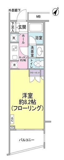 クオリア御茶ノ水 10階 間取り図