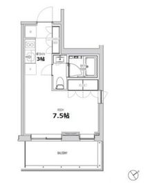 エスセナーリオ赤坂 403 間取り図