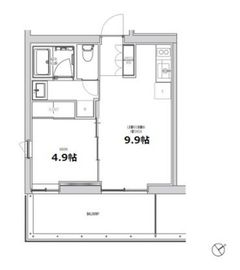 エスセナーリオ赤坂 312 間取り図