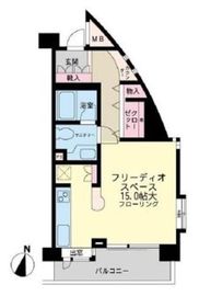 フリーディオ大崎 2階 間取り図