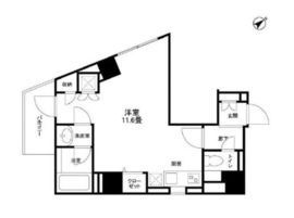 季美　東大井 801 間取り図
