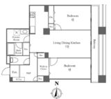 リバーシティ21イーストタワーズ 10-2503 間取り図