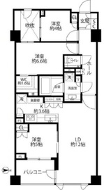 パークホームズ文京小日向ザ・レジデンス 3階 間取り図