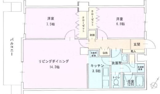 RBM東八重洲レジデンス 1204 間取り図