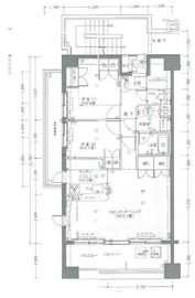 イトーピア麻布 11階 間取り図