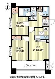 メイツ品川シティ・コア 4階 間取り図